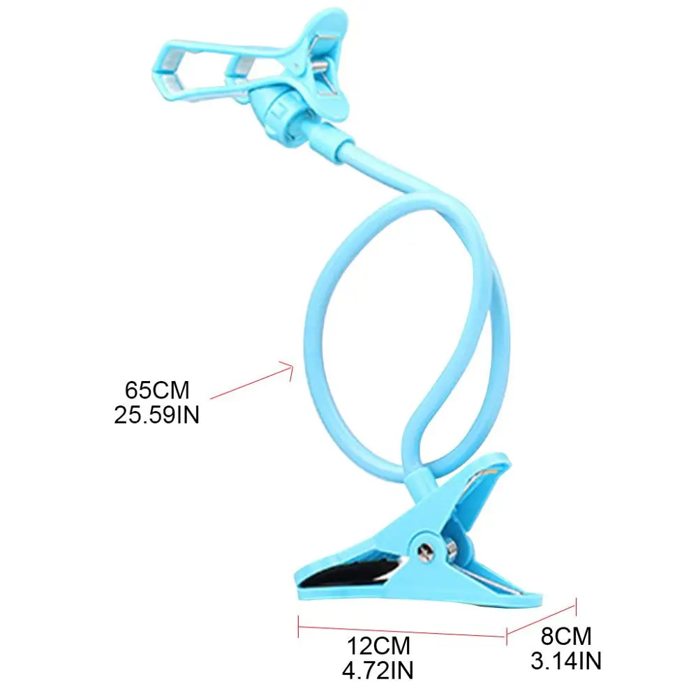 

Shockproof Desk Phone Mount Lazy Holder Flexible Arm Bracket Anti-slip Holder Household Adjustable Stable Stand For Mobile Phone