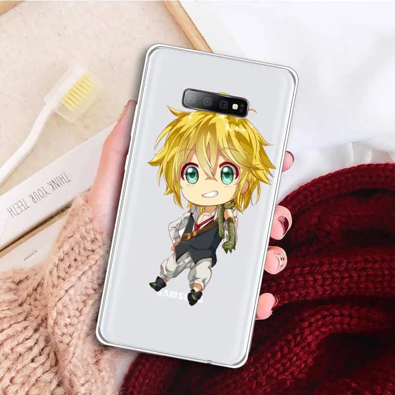 

Seven Deadly Sins hot anime Phone Case Transparent for samsung A 21s 71 S 8 9 20 note 10 20 ultra plus