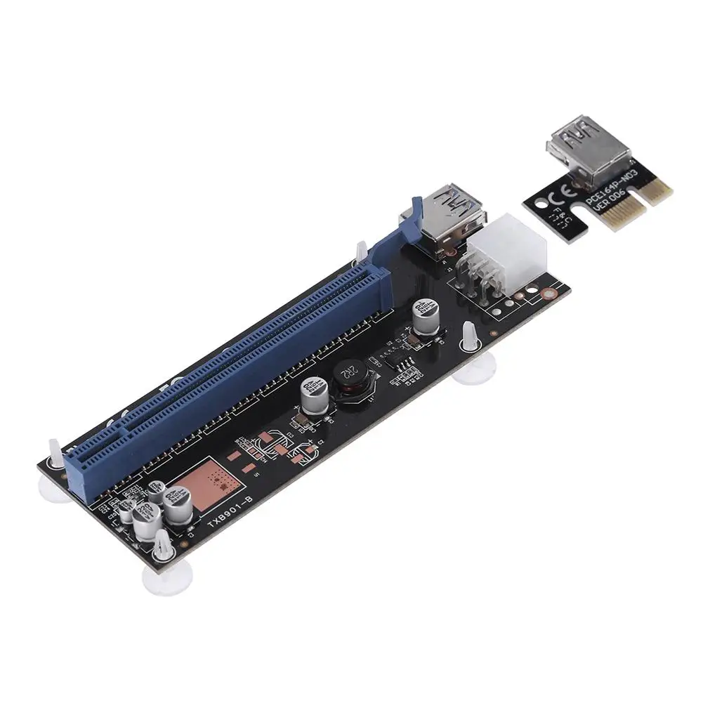 pci e экспресс 1x до 16x райзер карта а