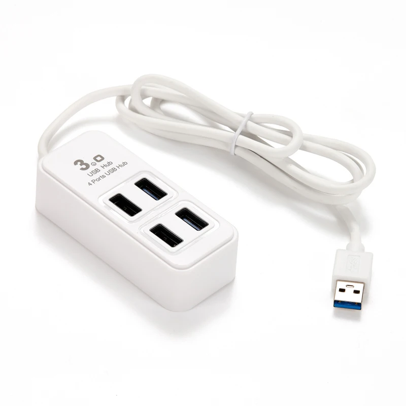 USB Hub3.0 4 Порты и разъёмы USB 3,0 концентратор разветвитель Мульти USB hab высокое Скорость 5 Гбит/с USB хаб для Macbook ноутбука ПК планшетный компьютер аксессуары