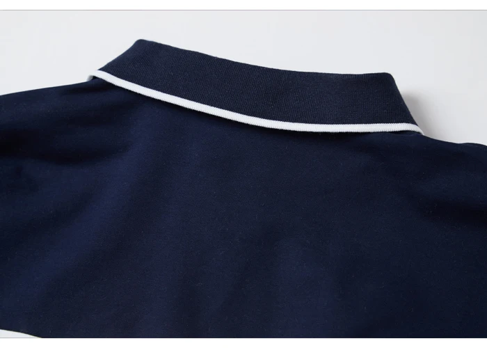 Большие размеры 4XL 5XL 6XL мужская Повседневная Свободная рубашка поло Осенняя Новая модная мужская рубашка-поло с длинным рукавом бренд
