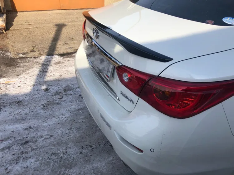 Для Infiniti Q50 Q50L спойлер спортивный ABS Материал заднее крыло автомобиля праймер