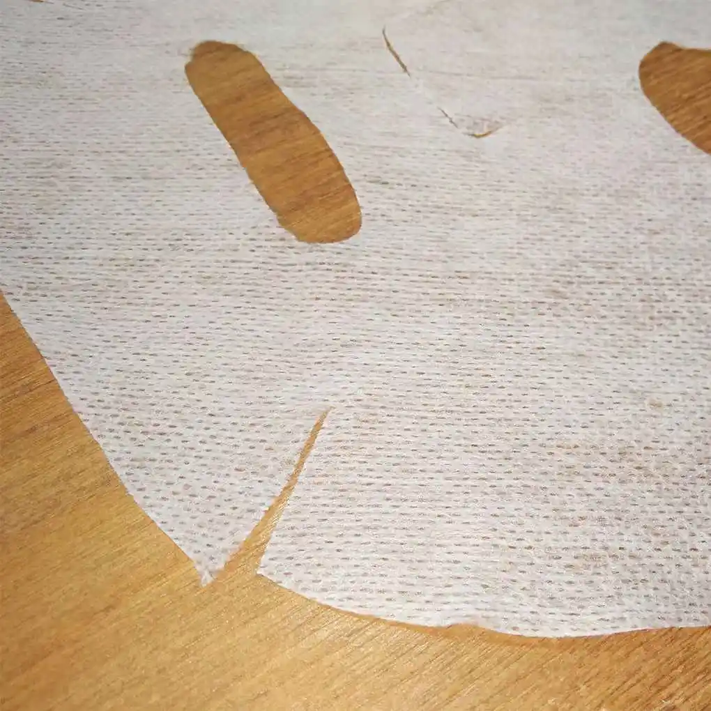 Smimesei100 шт Косметическая DIY Уход за кожей Чистый хлопок не-Сжатый ультра тонкий одноразовые маски для лица бумажный лист