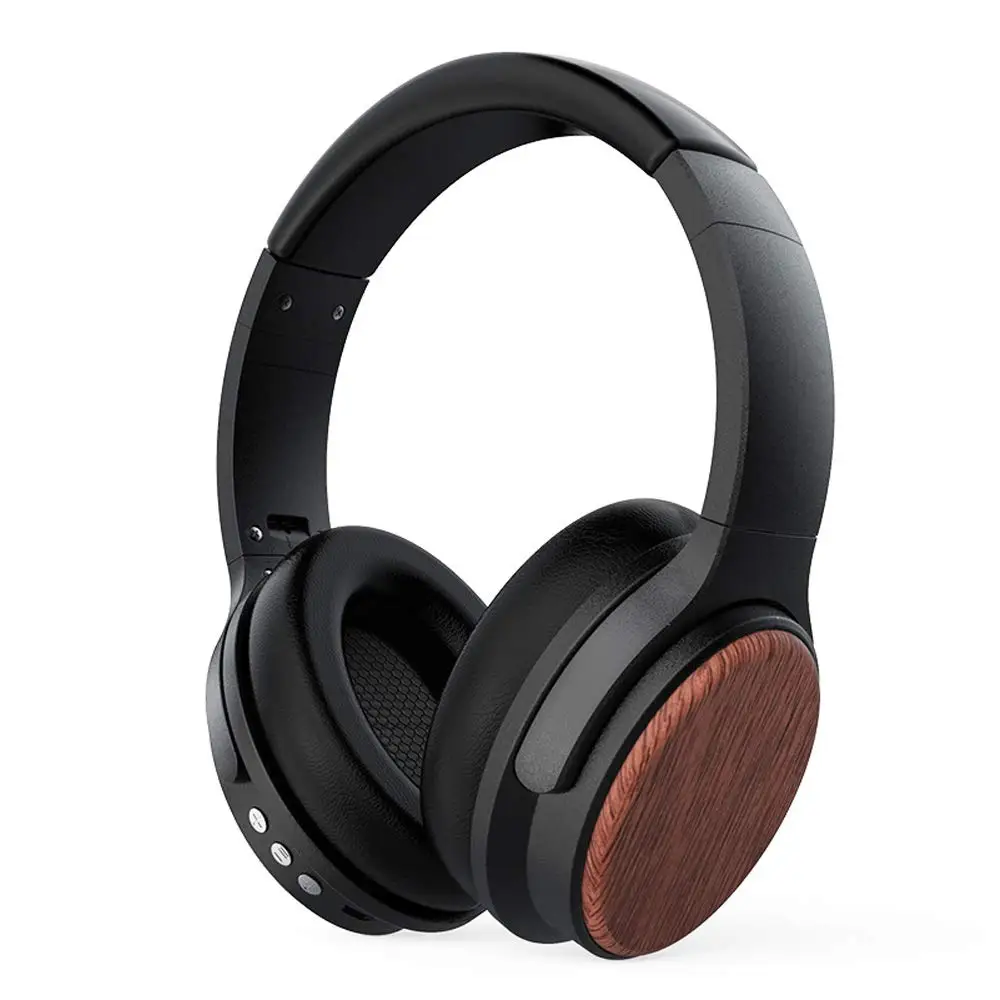 Fanshu Беспроводной активный Шум шумоподавлением Bluetooth наушники за ухо складные