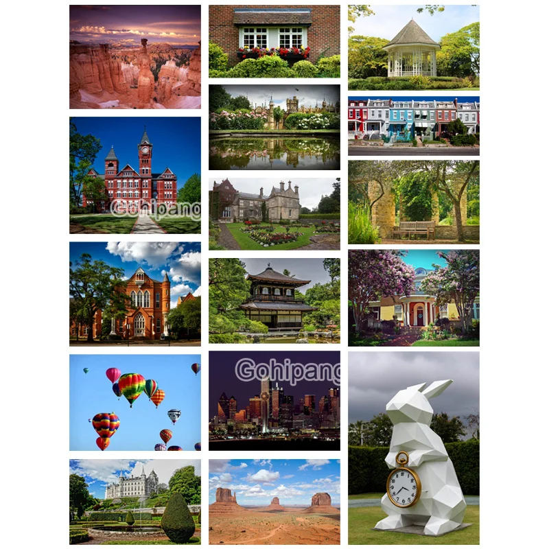 

5D DIY Diamond Painting Western Buildings Desert City Building Mosaic Cross Stitch Square/Round Diamond Home Room Wall Decoratio