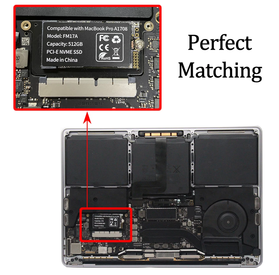SELLTOONE 512 ГБ SSD для MacBook Pro Retina A1708 HD с DIY инструментами EMC 3164 2978 обновление большой