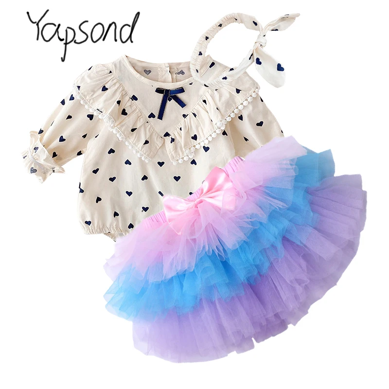 

Newborn New Born Baby Girls Clothes Set Cute Summer Spring Fashion Infant Suit Romper Shirt Tutu Skirt Toddler Outfits 2 Year 6M