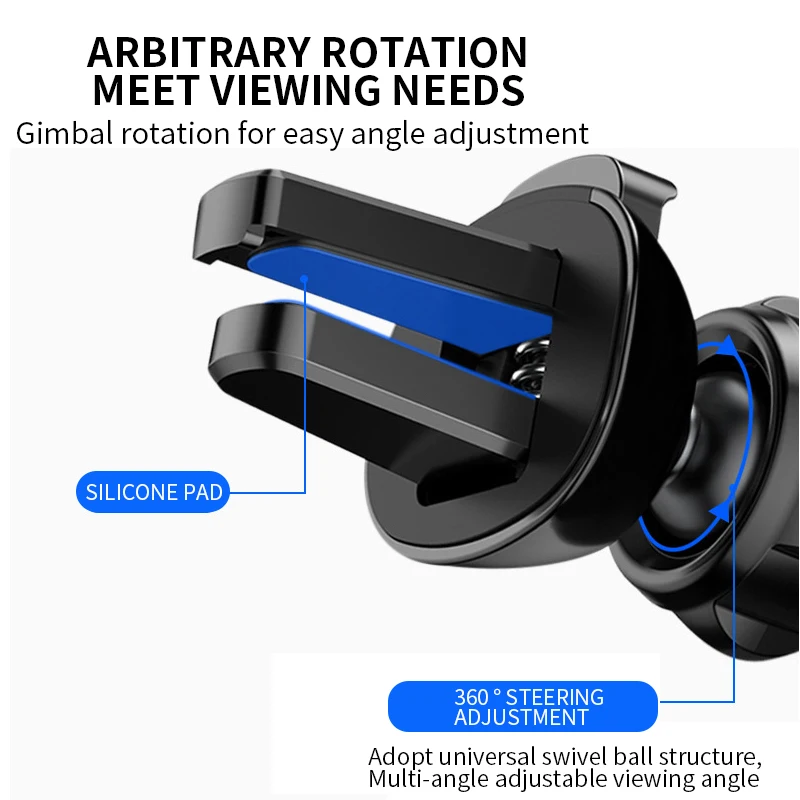 Гравитационный Автомобильный держатель для телефона на вентиляционное