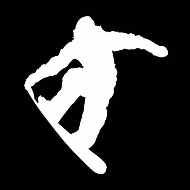

Fun Ski Jumping Car Motorcycle Exterior Accessories Waterproof PVC Decals 13cm*12cm