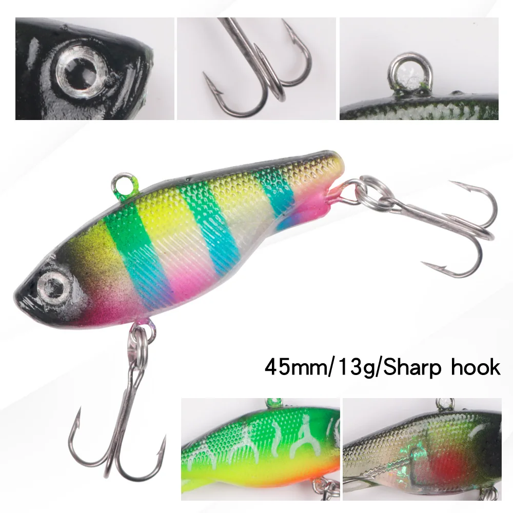 5 шт./компл. Металлические блесны приманки с коробкой для снастей набор ловли