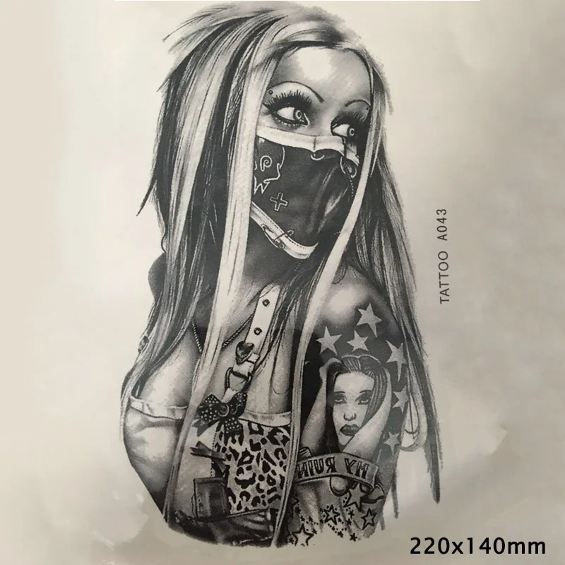 Вечерние Популярные наклейки временные детские наклейки-татуировки крутой