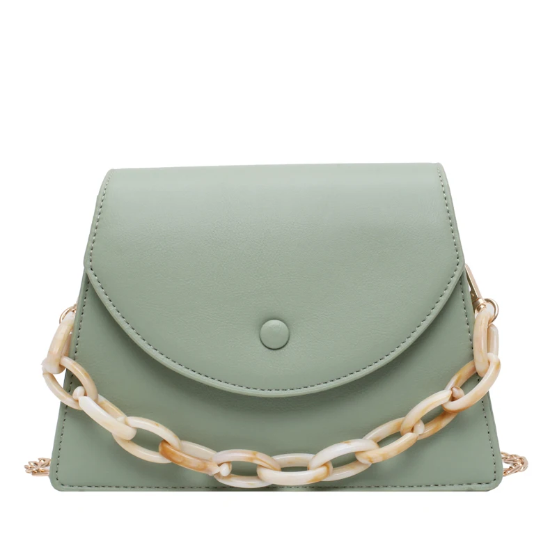 Женские сумки через плечо из искусственной кожи с цепочкой для женщин 2020