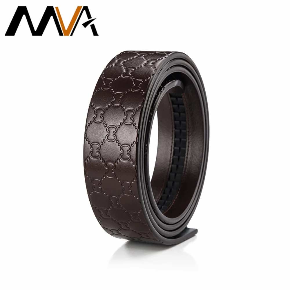 MVA Men Leather Belt Genuine Leather Belts For Man High Quality Designer Mens Belts Luxury Waist Belt Fashion Casual A43