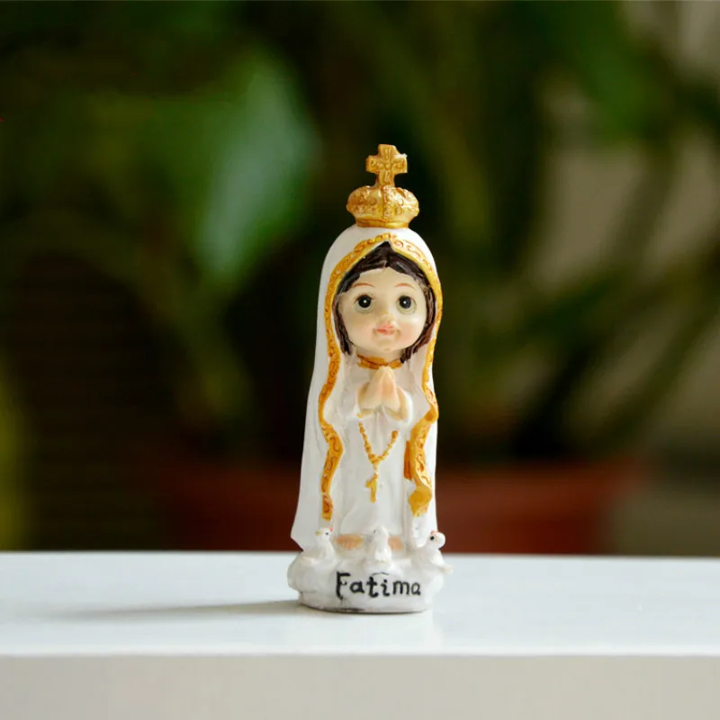 Подарочные фигурки с героями мультфильмов католицизм Q Edition Мэри Мария Иисус