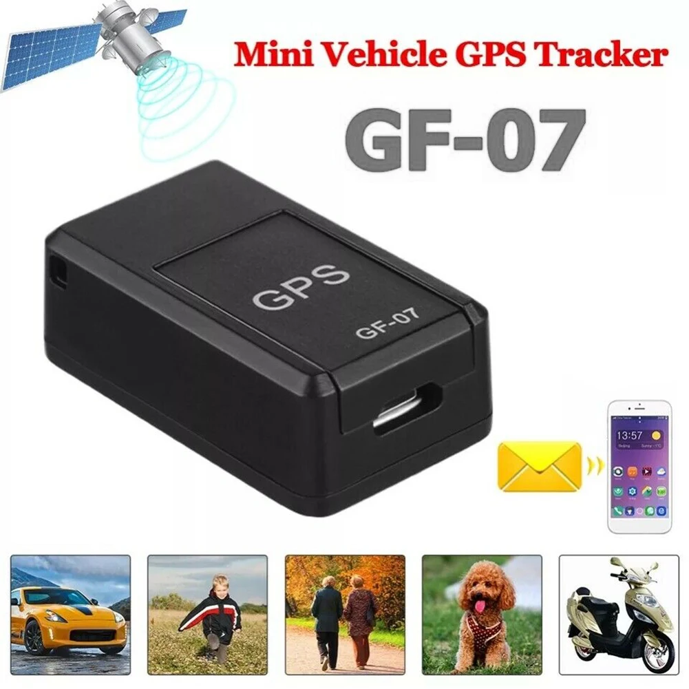 

GF-07 Car Tracker Mini GPS Car Tracker GPS Locator Smart Magnetic Car Tracker Anti-Lost Recording Tracking Device Voice Control