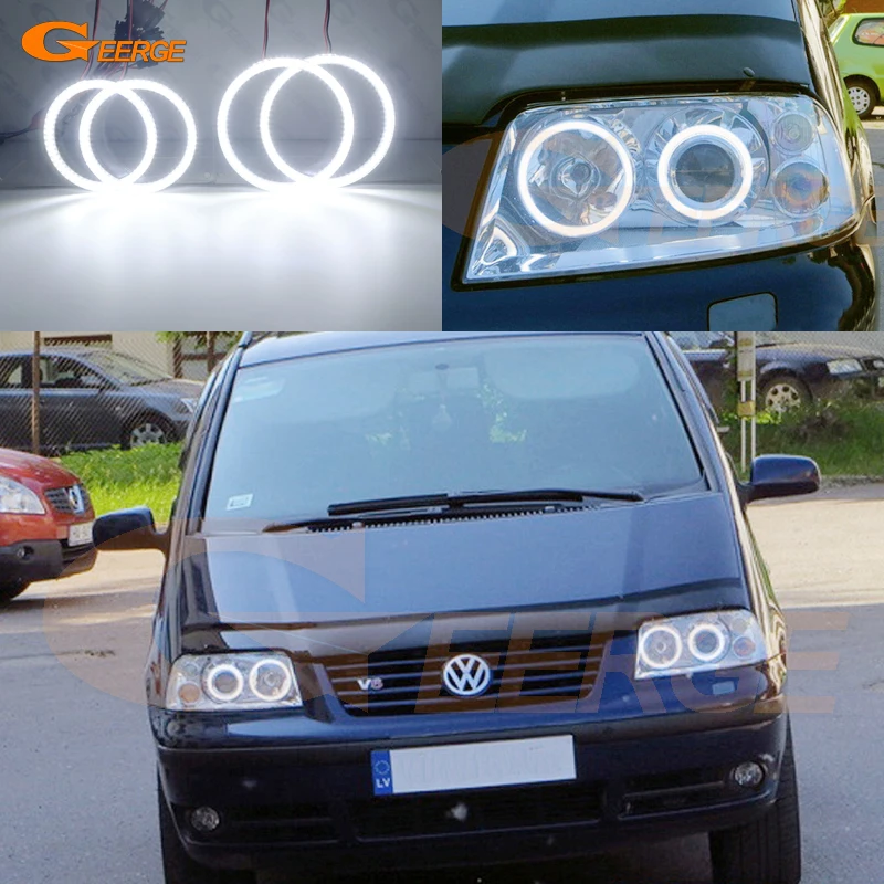 

Для Volkswagen VW SHARAN, Seat Alhambra Facelift 2000-2010 ультра яркий SMD светодиодный ангельские глазки halo rings kit Дневной светильник для стайлинга автомобиля