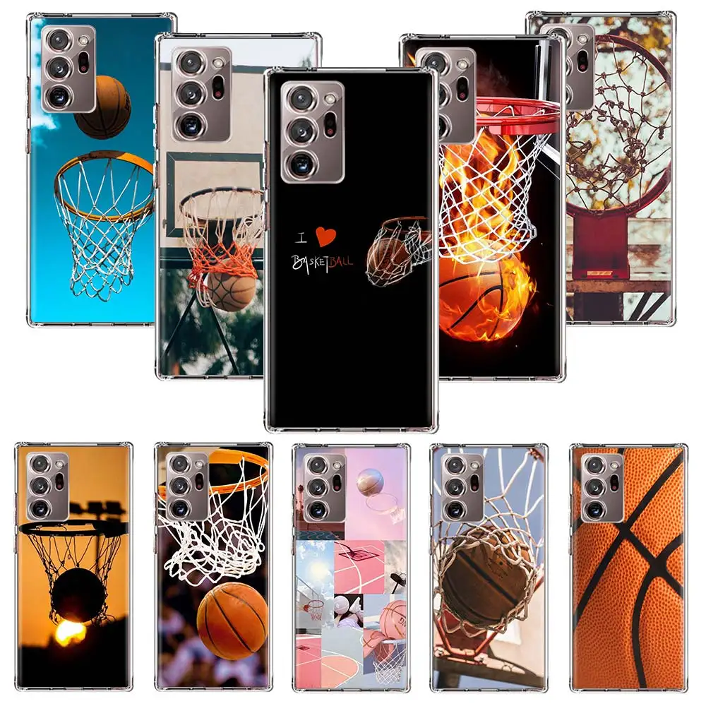 

Basketball Basket Phone Case For Samsung Galaxy Note 20 Ultra Note 10 Plus 8 9 F52 F62 M62 M21 M31S M30S M51 Cover Coque