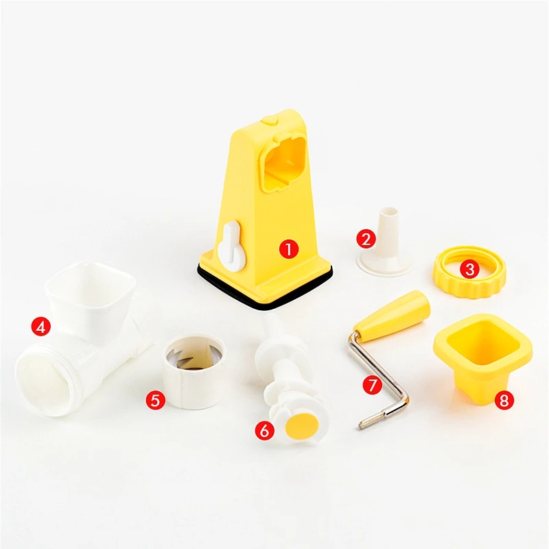 Бытовая портативная ручная мясорубка измельчитель для продуктов кухонные