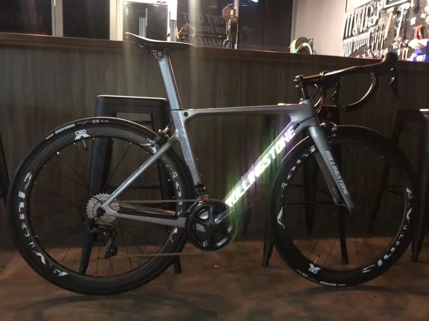 ROLLING STONE FINDER Road Carbon Frame set UCI одобрение Аэро рамка для дороги набор Хамелеон серебряная краска 45 см 47 см 50 см 52 см