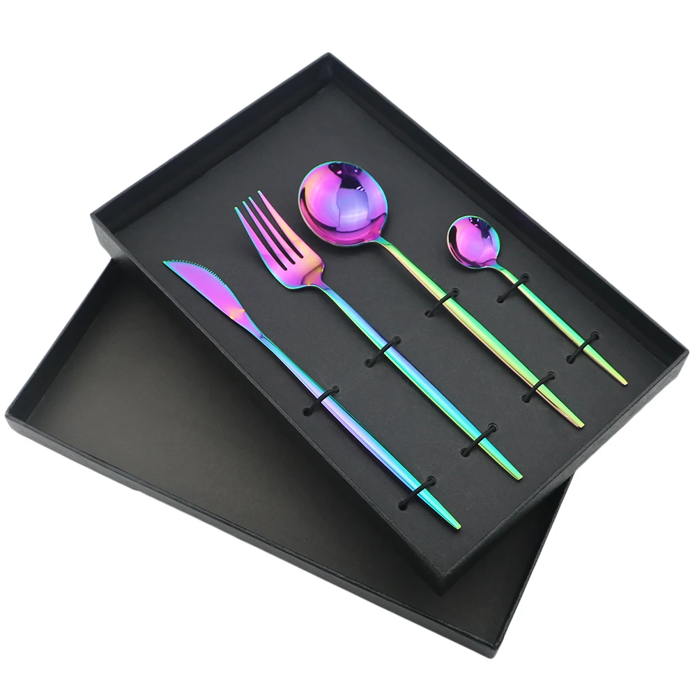 Набор столовых приборов из нержавеющей стали 304 вилка нож ложка | Дом и сад