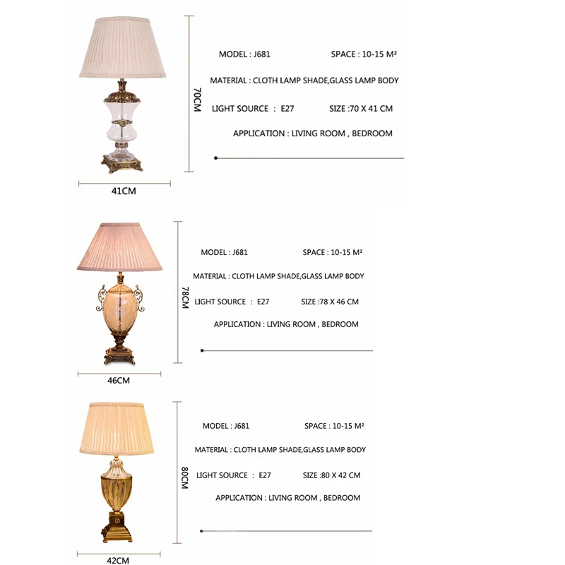 

ZISIZ Modern Crystal Bedroom Table Lamp Fabric Lampshade Living Room Decoration Abajur Table Lamp For Bedroom Lamparas De Mesa