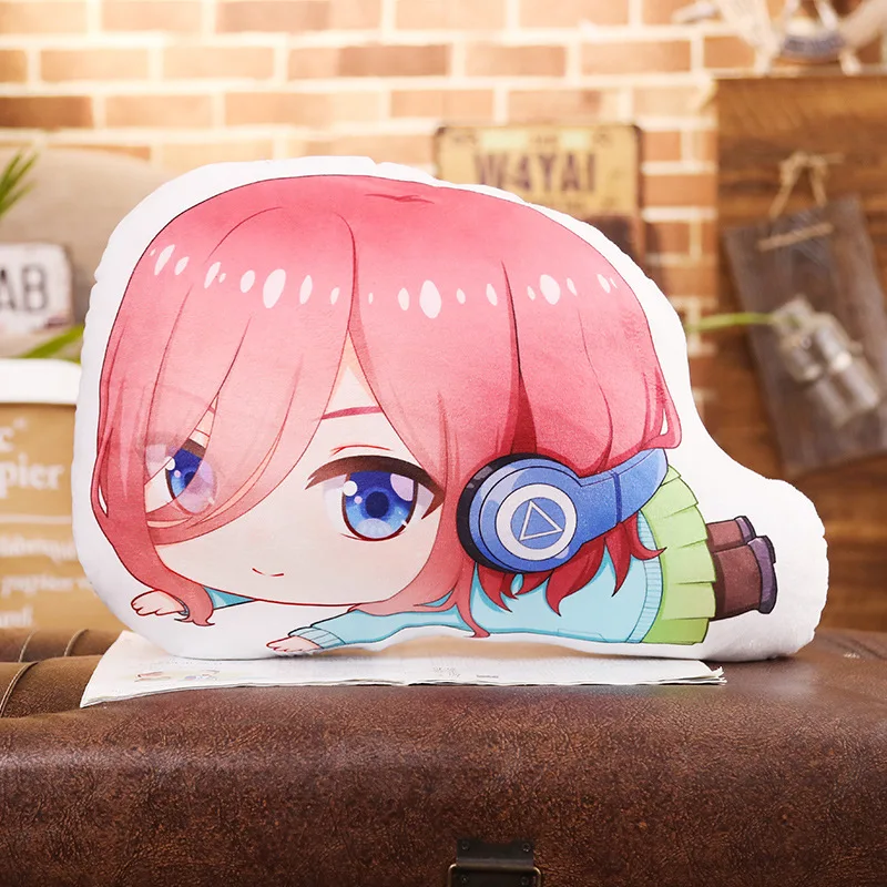 

18/35/45cm The Quintessential Quintuplets Nakano Miku Plush Pillow Nakano Ichika Nino Miku Yotsuba Anime Soft Stuffed Doll Toys