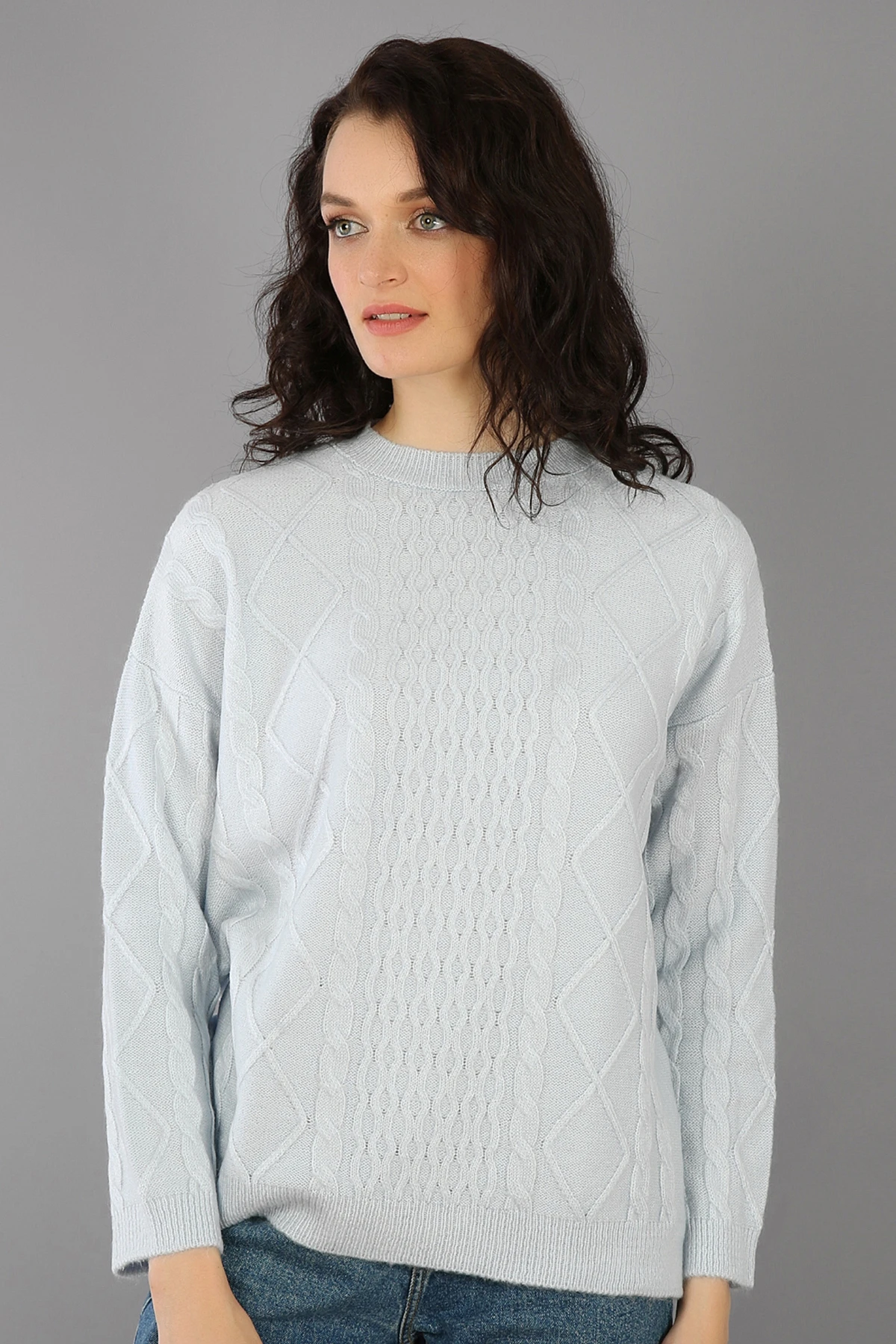 

BIKE COLLAR FRONT PATTERNED SWEATER