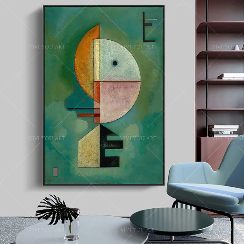 Знаменитая абстрактная картина маслом ручной работы геометрические узоры