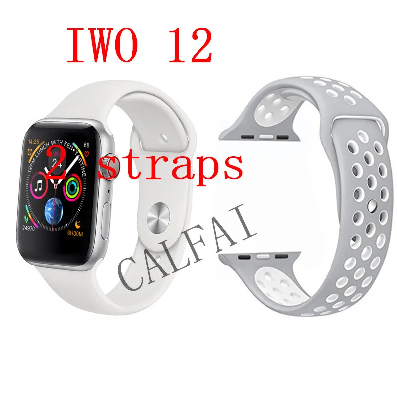 Часы 5 IWO 12 Bluetooth умные часы 1:1 умные часы 40 мм 44 мм чехол для Apple iOS Android телефон сердечного ритма PK IWO 11 - Цвет: Золотой