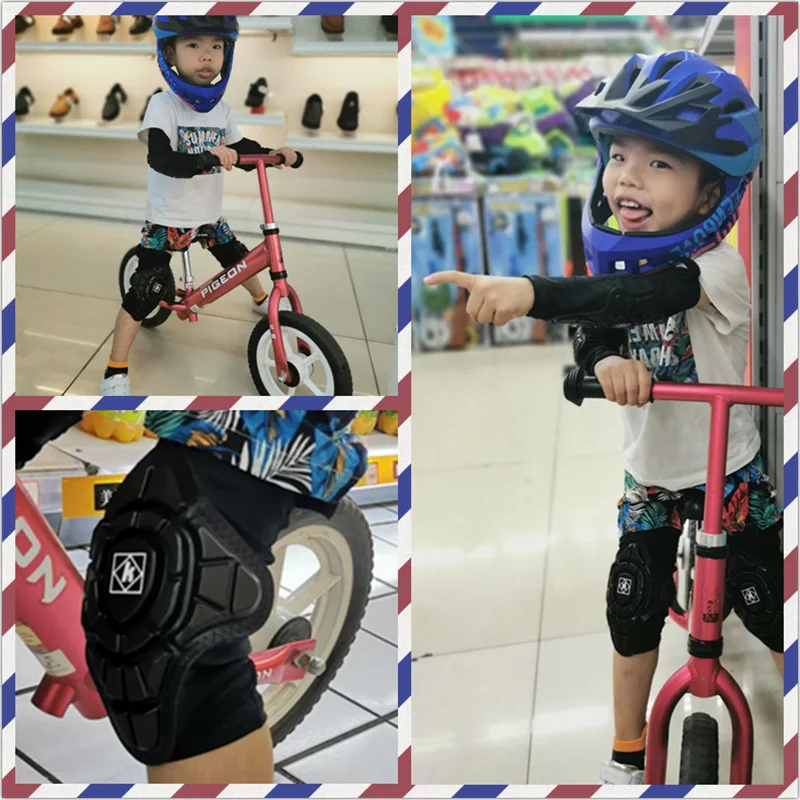 От 2 до 10 лет детский велосипед/велосипедные накладки на колени локти колодки