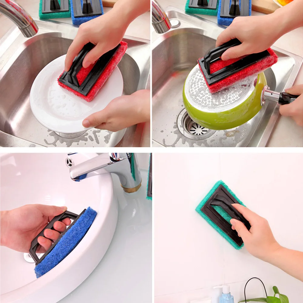 Волшебная губка с ручкой чтобы вытереть кухня плитка для ванной очистка от