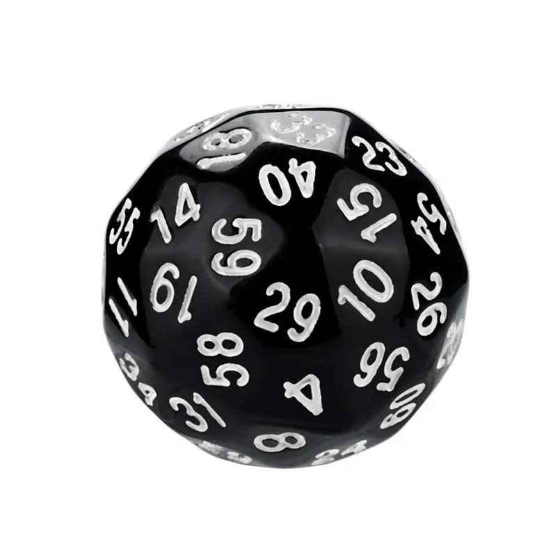 Многогранник D60 поли игральные кости акриловые игральные кости DND наборы dados poliedricos абсолютно dados rpg игральные кости набор d60 30A20
