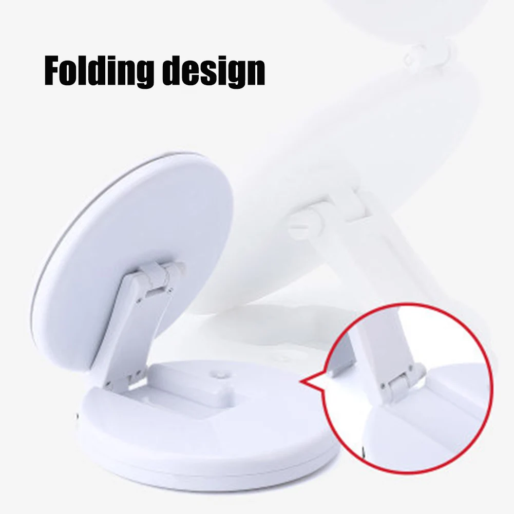 

Lighted Travel Makeup Mirror Compact Folding USB Charge or Batteries Operated 19x18x6.5cm TB Sale