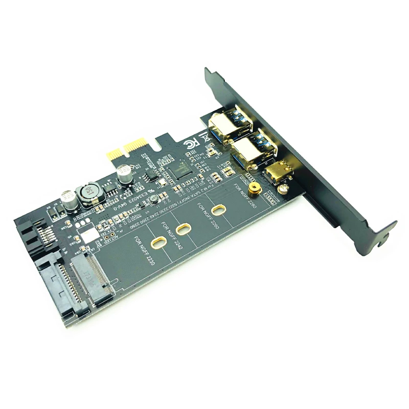 двойной usb3 0 1 порт тип c m 2 адаптер pcie