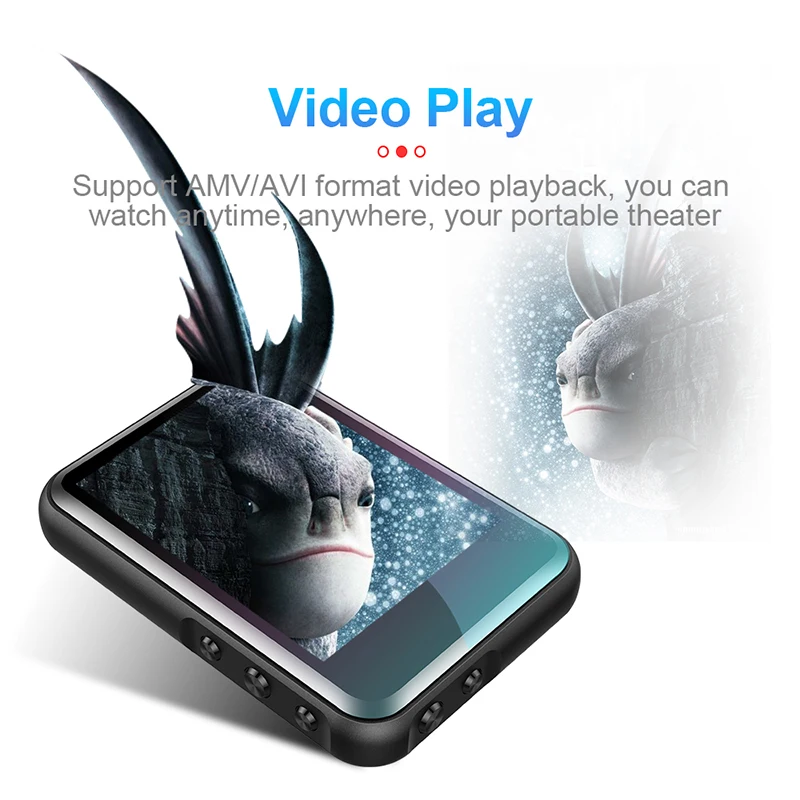 M16 Цифровой Диктофон MP3 плеер Bluetooth Mutilfunction FM радио Запись голоса WAV видео AVI Play