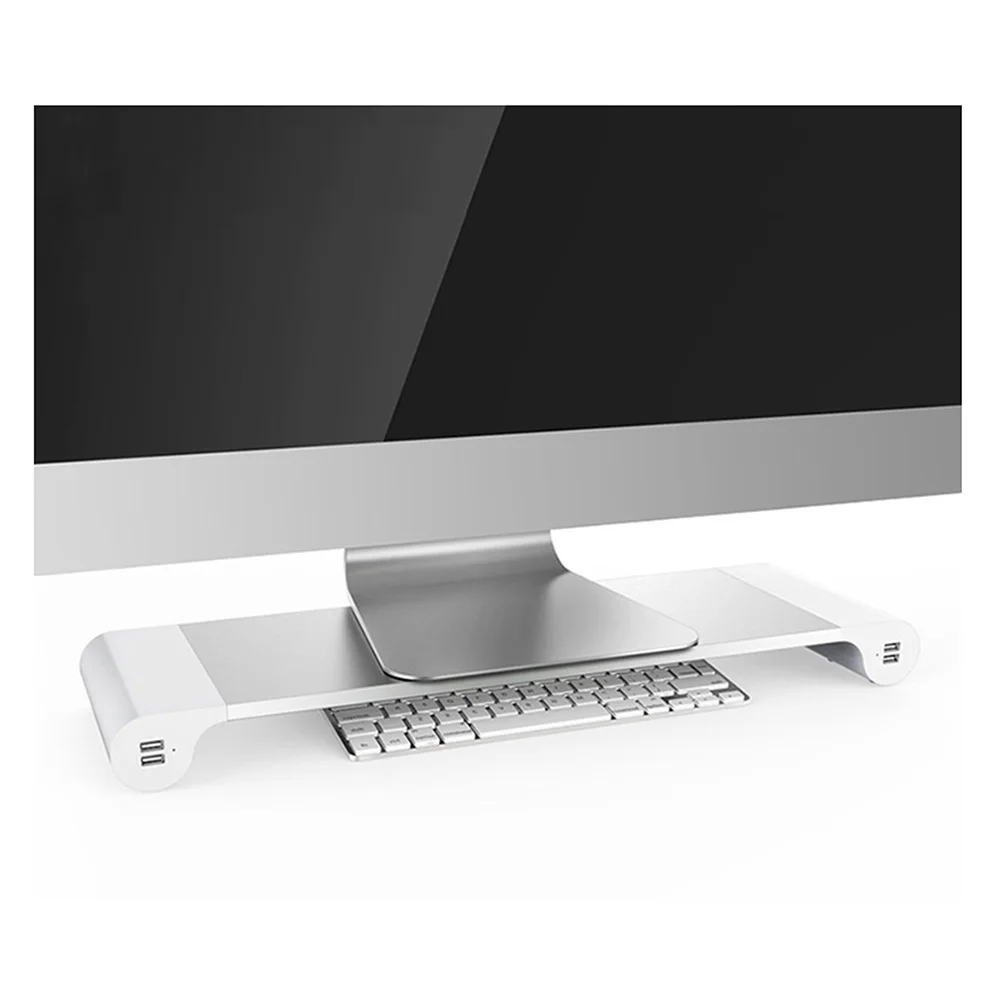 Портативный держатель для монитора компьютера с 4 портами USB подставка экономии