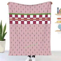 nezuko pattern v2 throw blanket 3d printed sofa bedroom decorative blanket children adult christmas gift