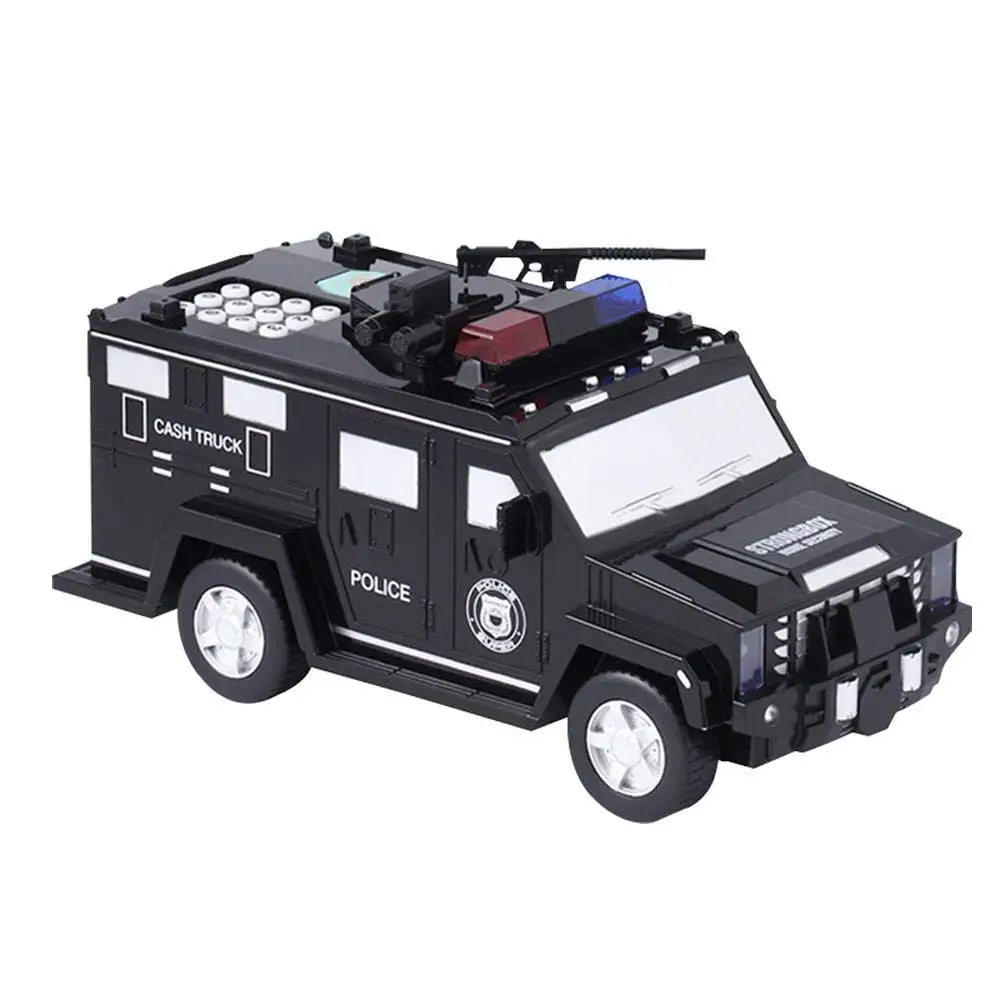 Автомобильный Копилка Детская большой Сейф экономии копилку музыка отпечатков