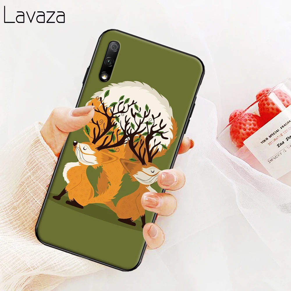 Милый осенний мягкий чехол с лисой для Huawei Honor 6A 7A 8A 20 Pro 7C 8C 7 8X 8 9 10 lite 20S Note View |