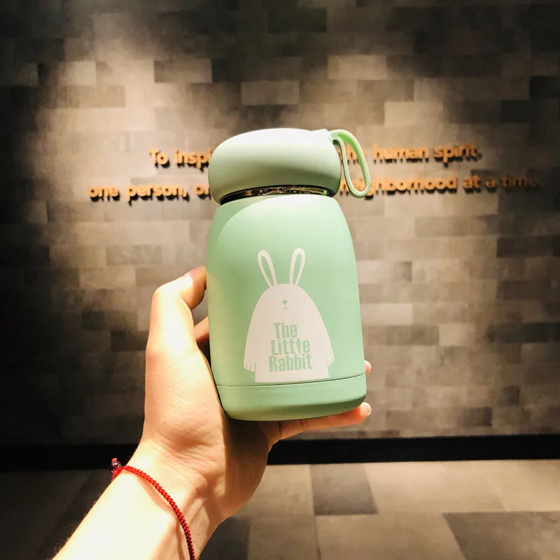 320ml Insulated Water Bottle Stainless Steel Cartoon Thermos Coffee Milk Tea Vacuum Flask Pot Kettle for Kids Gift | Дом и сад
