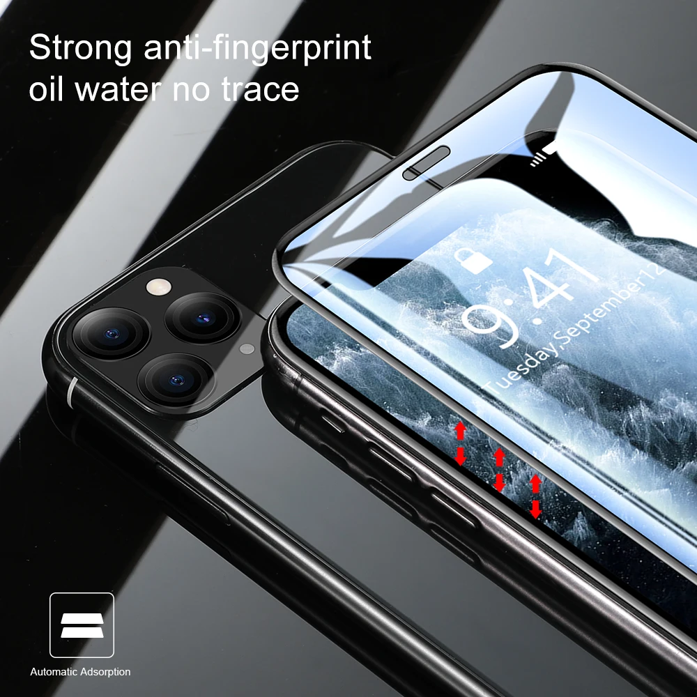 KISSCASE 20D закаленное стекло для iphone 11 Pro XS MAX XR 7 8 Plus Защитная пленка экрана iPhone 6 6S 5S