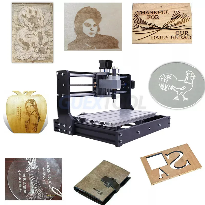 Небольшой настольный гравировальный станок CNC3018Pro сделай сам лазерный с ЧПУ для