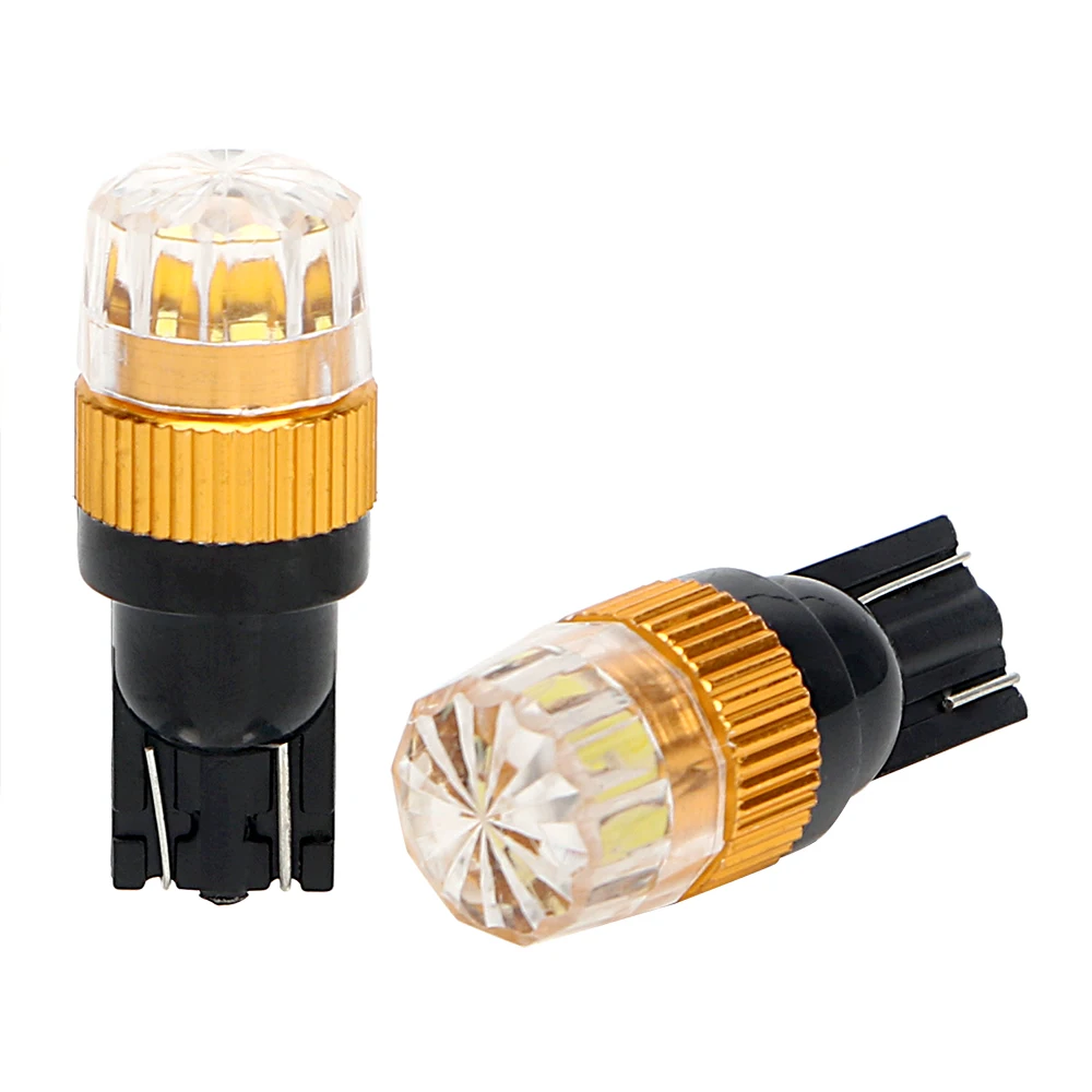 

2 шт. автомобиль T10 5630 Светодиодный Клин лампа белый 6500K Авто 2SMD W5W Интерьер Чтение парковка светильник
