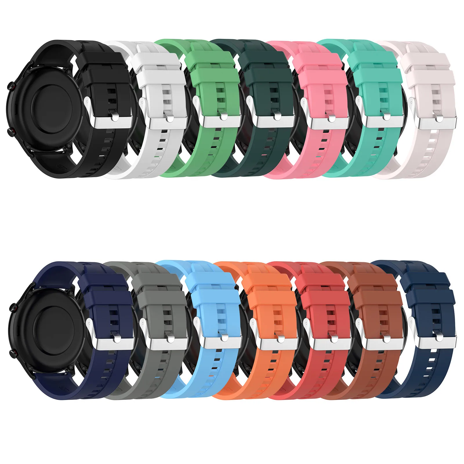 

NSSD For Huami Amazfit GTR 2E/GTR 2 Universal Strap 22mm Silicone Fitness Replacement Silicone Fitness Replacement Strap