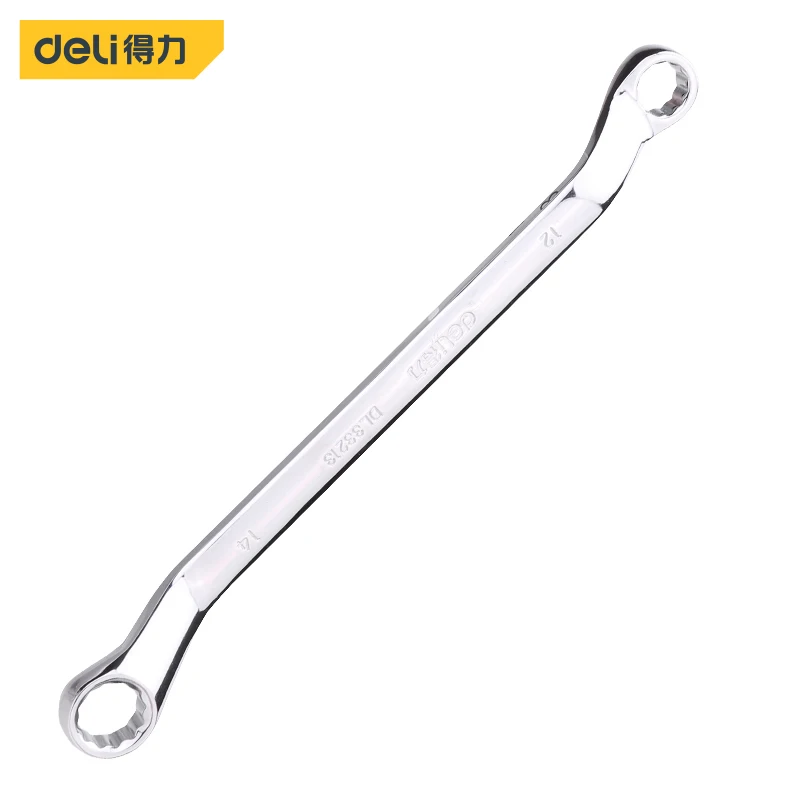 

Deli зеркальная двойная коробка ручка гаечного ключа кольцо ручной инструмент для зачистки проводов Многофункциональные Наборы электрических инструментов многофункциональные
