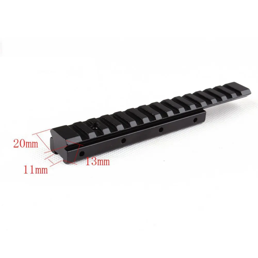 Удлинитель для охоты рейка ласточкин хвост от 11 мм до 20 Вивер Пикатинни область