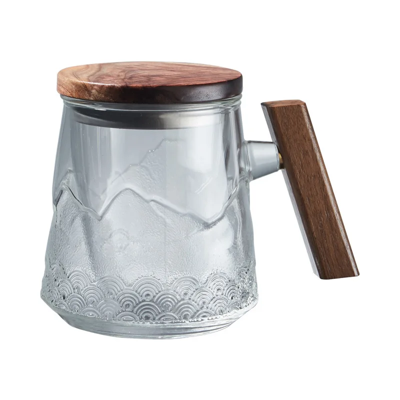 

Большая емкость офисные воды чайные стеклянные чашки термостойкие чайная посуда стекло с Чай Infuser Фильтр 210415-05