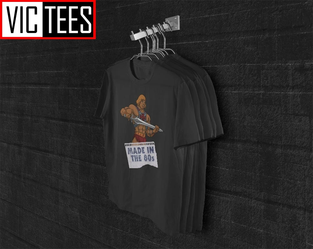 Мужские мастера Вселенной футболки He-Man сделанные в 80-х годах мужские | Мужская