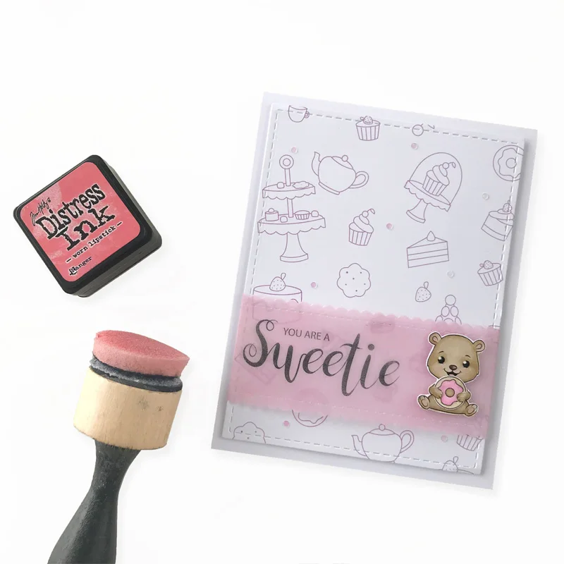JCarter резиновые штампы для Sweetie сладкий Пончик торт прозрачный штамп Силиконовые печати трафарет альбом карты сделать Декор лист