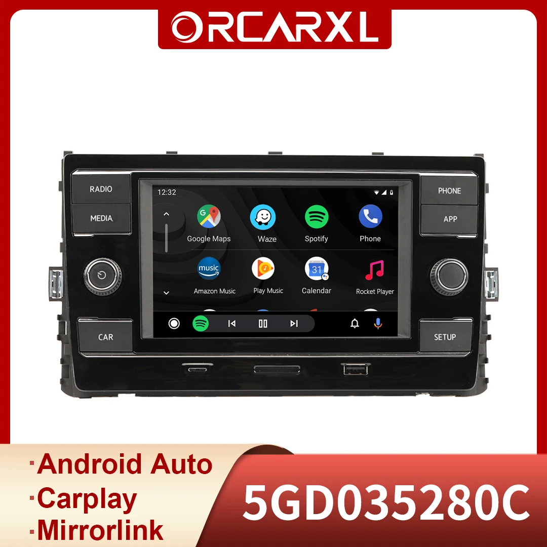 Автомобильная магнитола на Android для VW 6 5 дюйма с функцией Mirrorlink MQB Golf 7 MK7 5GD 035 280C/19D
